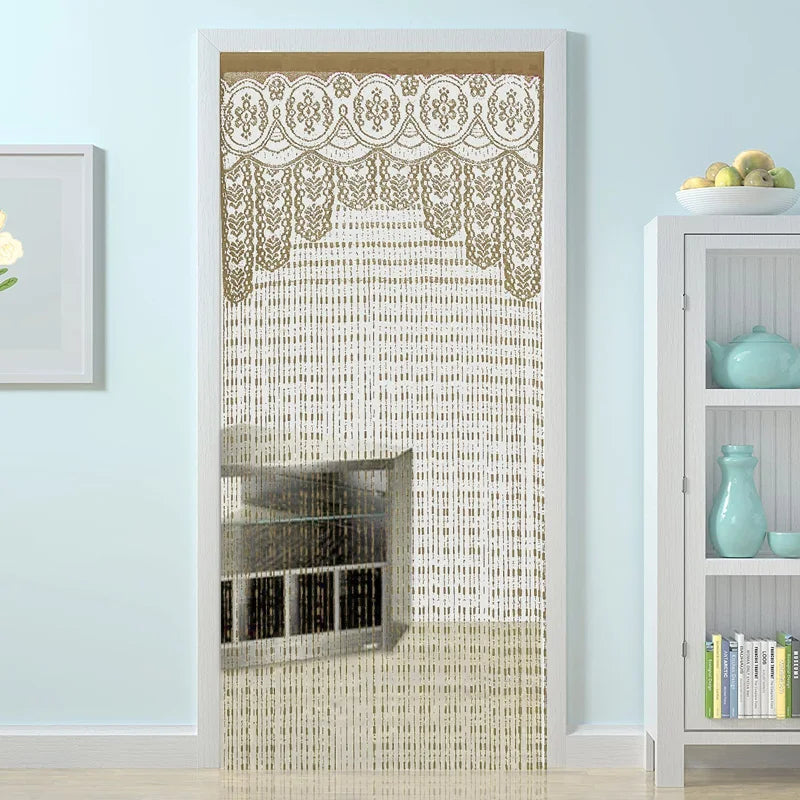 Boho Macrame Lace Door Curtain