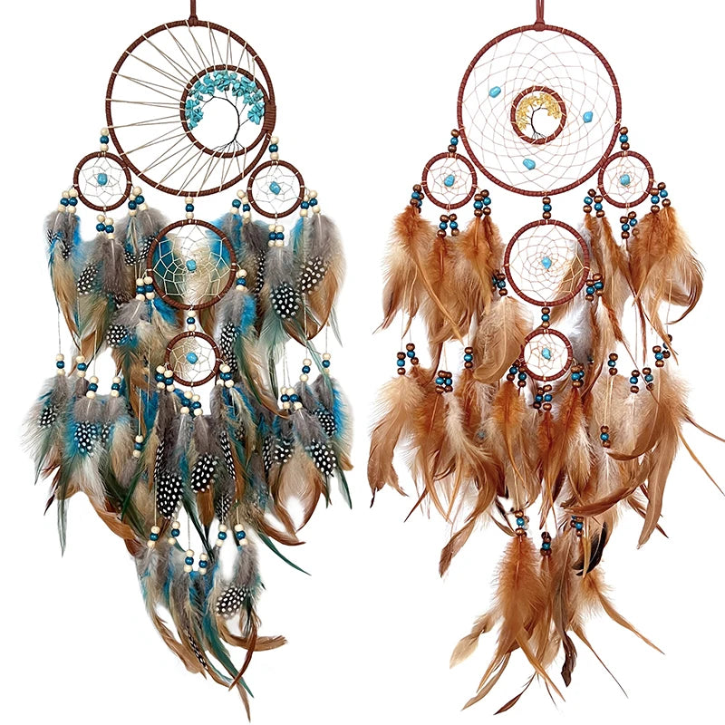 Boho Dream Catcher Tree of Life Wall Hanging