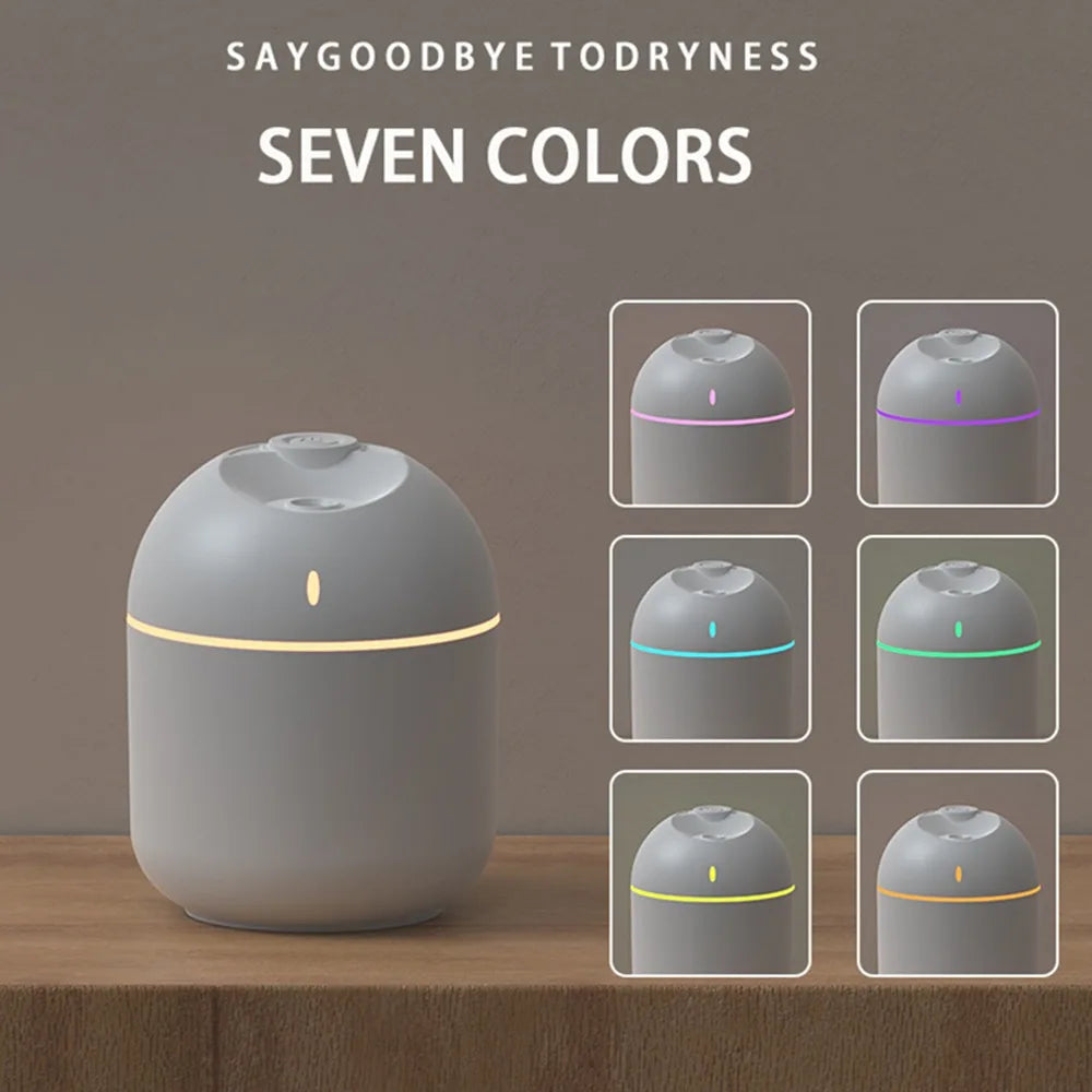 Cozy Glow Mini Humidifier – LED Night Light & Air Diffuser