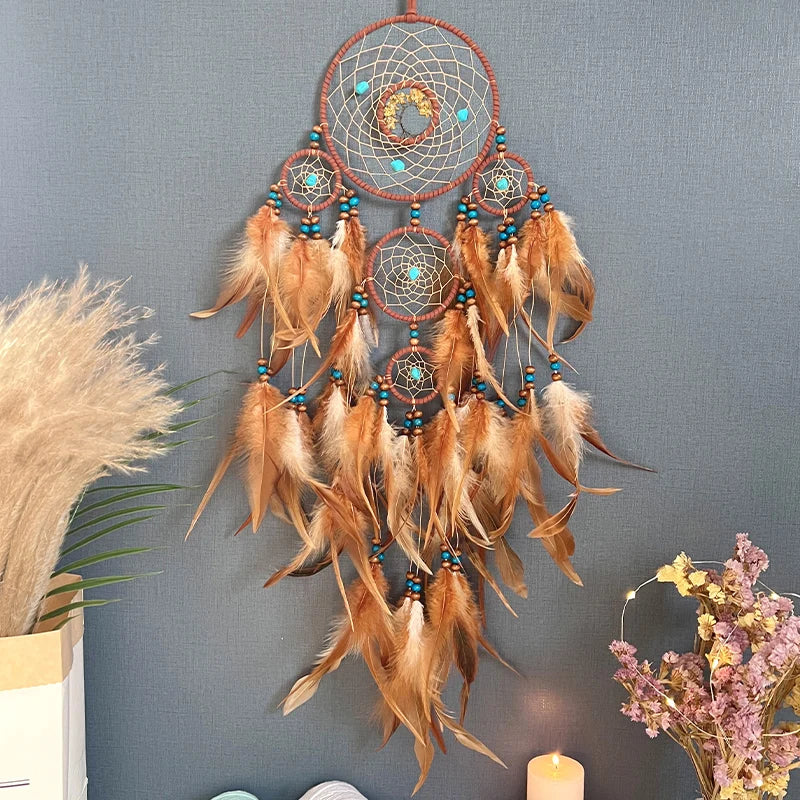 Boho Dream Catcher Tree of Life Wall Hanging