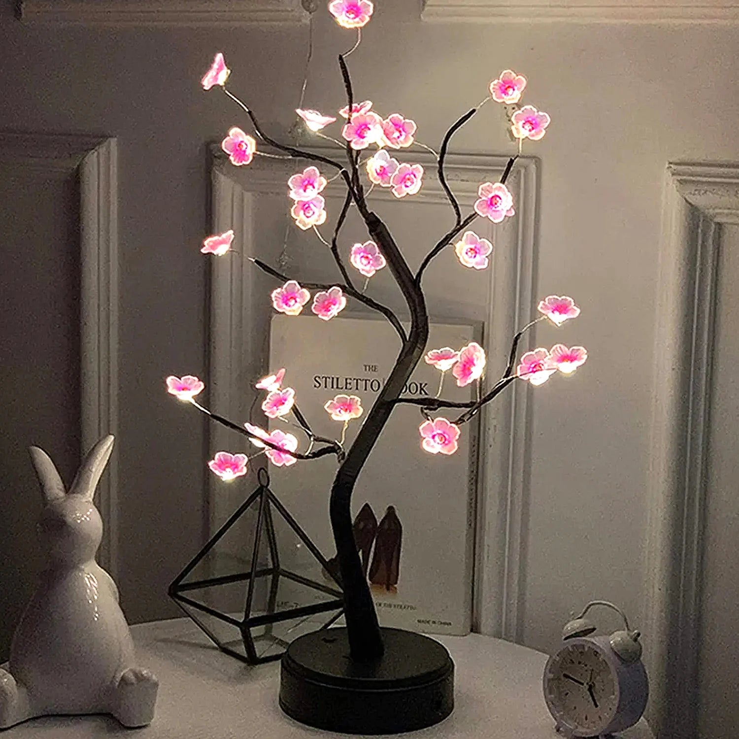 Cherry Blossom Tree Night Light | Boho Home Decor