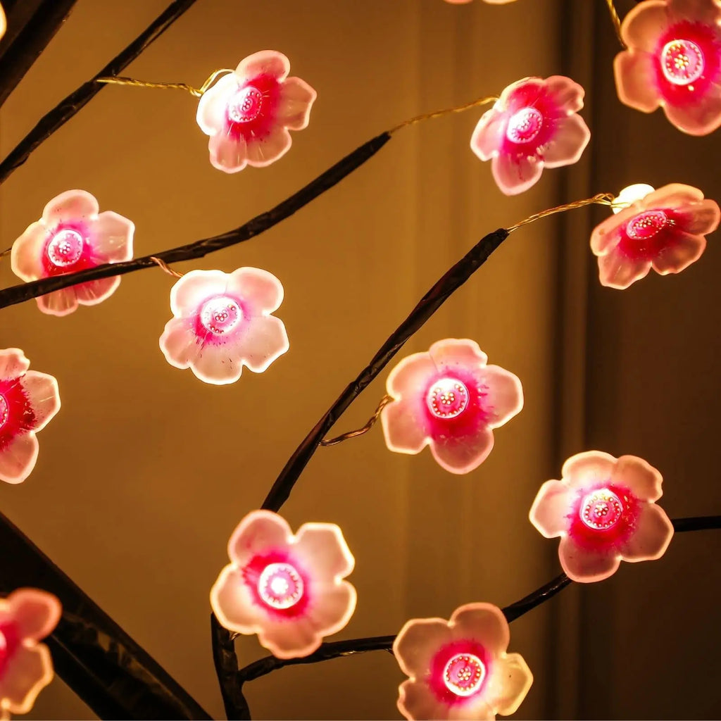 Cherry Blossom Tree Night Light | Boho Home Decor