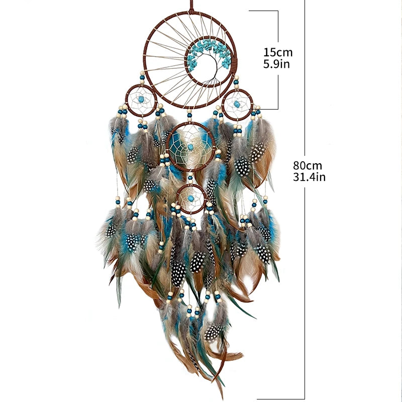 Boho Dream Catcher Tree of Life Wall Hanging