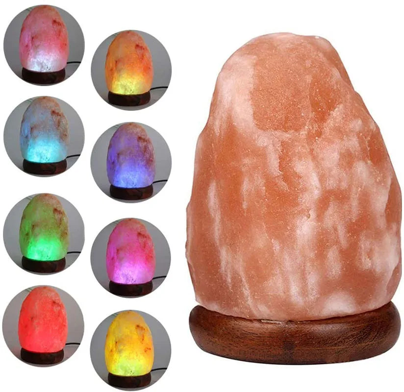 Himalay Salt Lamp-7 Color USB Night Light Boho Home Decor