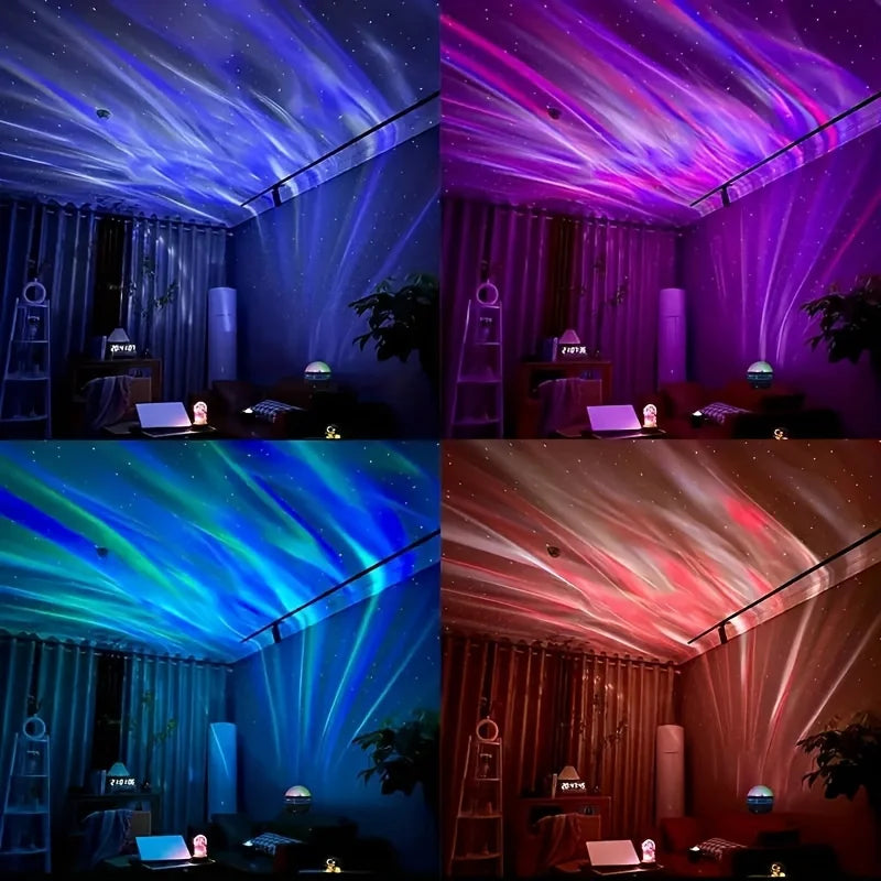“Northern Lights Star Projector – LED Night Light for Bedroom”