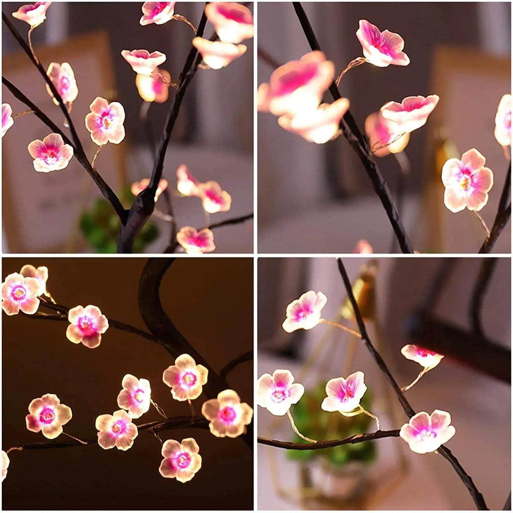 Cherry Blossom Tree Night Light | Boho Home Decor