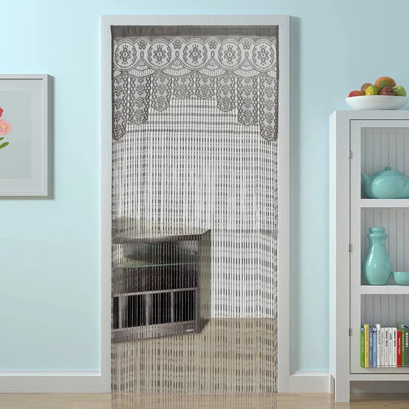 Boho Macrame Lace Door Curtain
