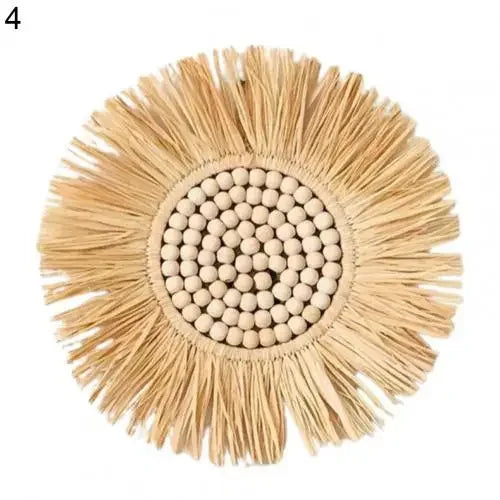 Boho Macrame Wall Mirror-Handwoven Bohemian Home Decor